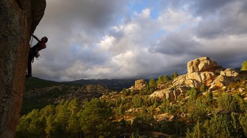 Central Spain rock climbing day trips