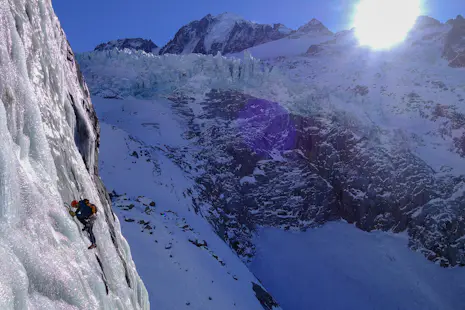 Ice climbing for beginners around Chamonix