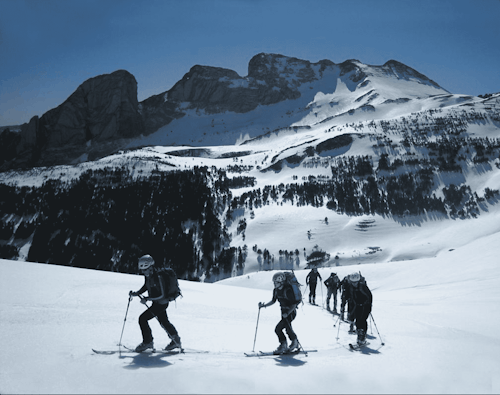 Ski mountaineering 2-day course in the Cantabrian mountains