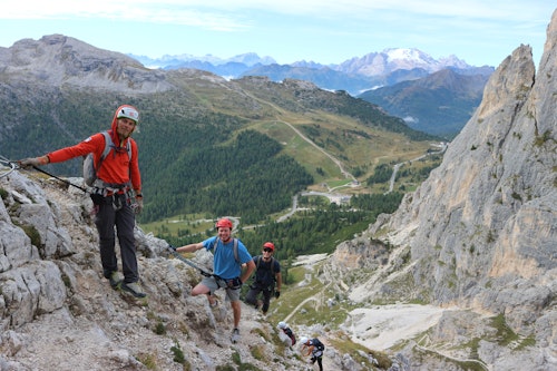 3-day guided via ferrata tour in the Dolomites