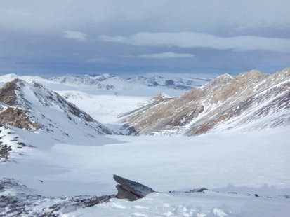 Spring Glacier Ski Tour in Arabel Valley, Kyrgyzstan