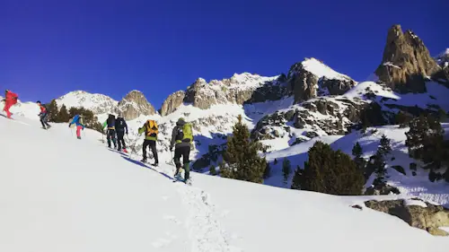 Two-day snowshoeing trip in the Spanish Pyrenees