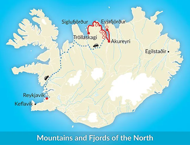 Iceland's northern mountains