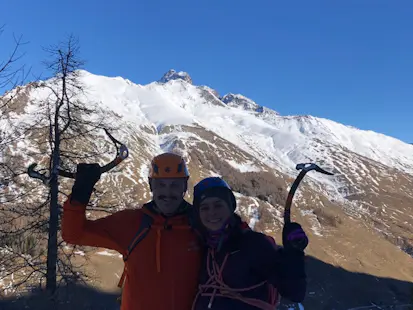 2-day Ice climbing in Varaita Valley