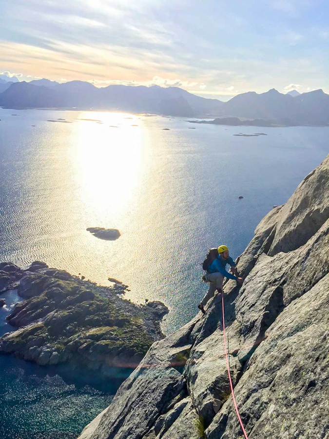 1-week rock climbing program in Lofoten, Norway
