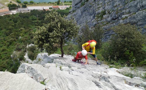 Intermediate or advanced climbing for women in Sarca Valley