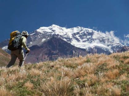 Aconcagua ascent via the normal route (join a group)