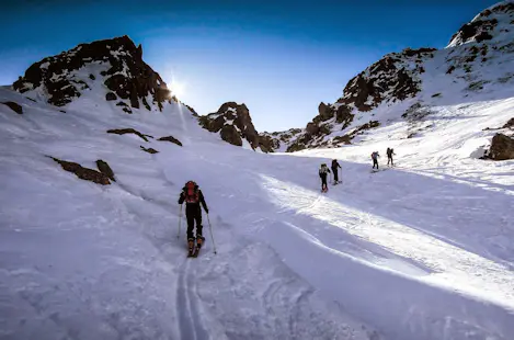 6-day hut-to-hut ski touring in Les Encantats (Spain)