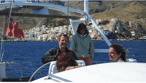Climbing and sailing on Kalymnos Island, Greece