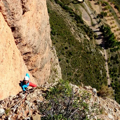 Riglos rock climbing