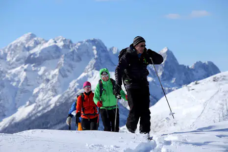 Easy Ski Touring day trips in the Julian Alps