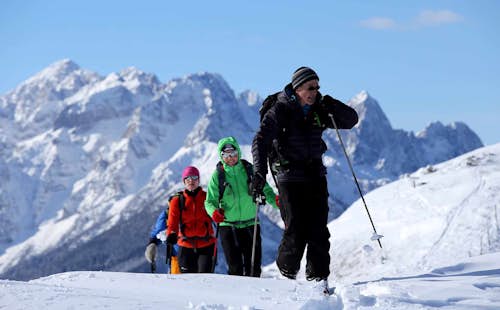 Easy Ski Touring day trips in the Julian Alps
