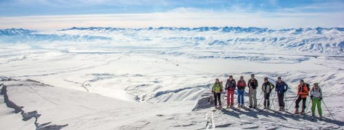 8-day ski touring in Suusamyr Valley, Kyrgyzstan