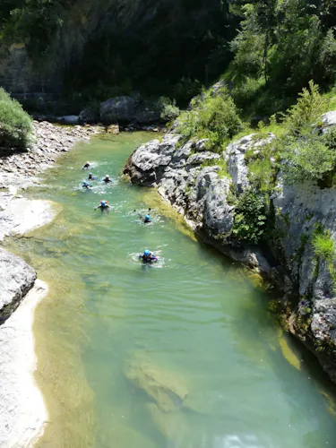 Miraval canyoning in Saint-Lary (Pyrenees)