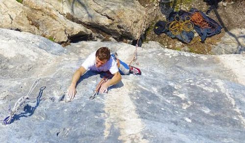 Advanced rock climbing in Bled (10 routes) 
