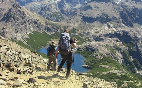 4-day hut-to-hut hiking traverse in Bariloche