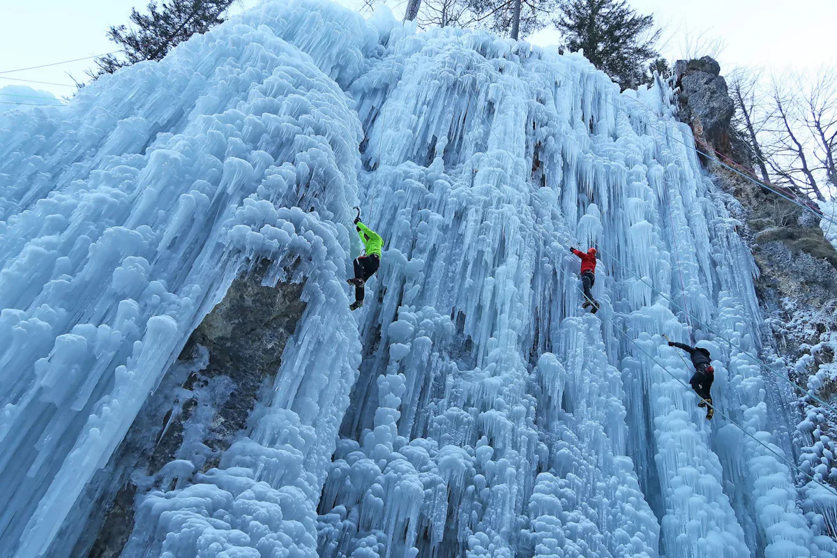 Ice Climbing Day Trip in Mlacca gorge, Triglav National Park