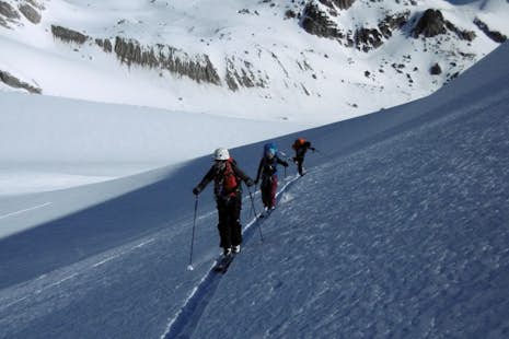 Chamonix to Zermatt whole track ski touring