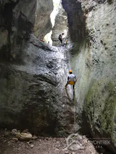 Guided canyoning day trip in the Basender Canyon