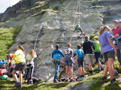 1-day introductory course to rock climbing in Aosta Valley