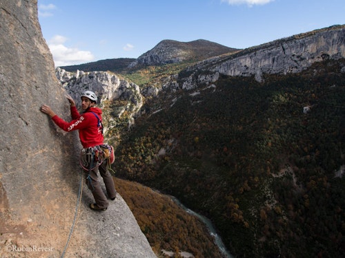 Les Gorges du Verdon beginners rock climbing tour