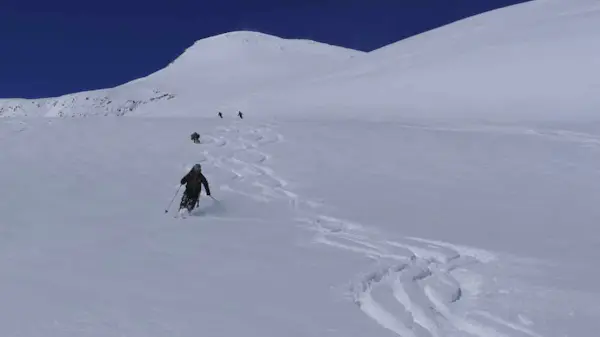 Verbier freeride skiing