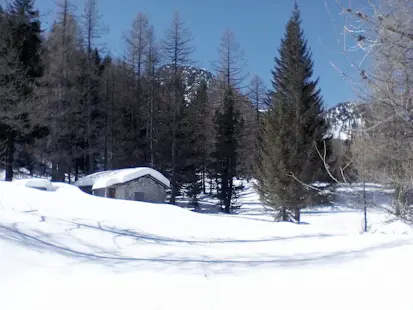 Col de Salese (Mercantour) guided snowshoeing tour