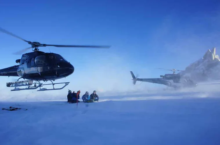 Rosablanche private guided heliski day