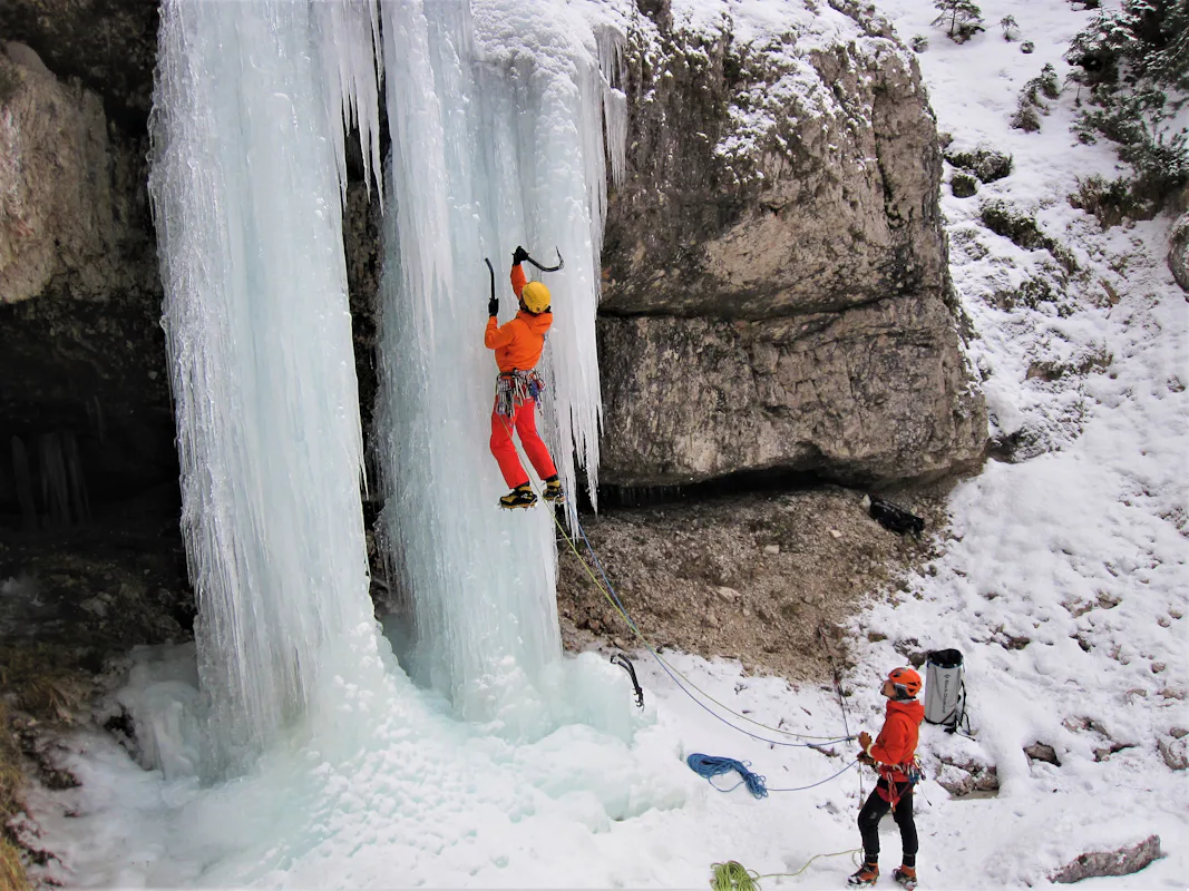 Julian Alps ice climbing