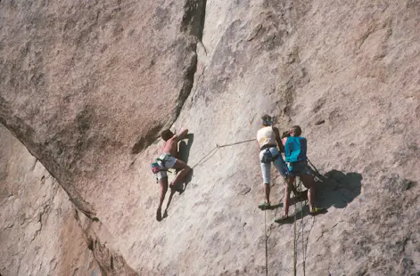 Full day guided rock climbing trip around Denver