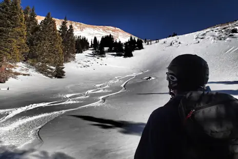 Full day backcountry skiing trip in Telluride, Colorado
