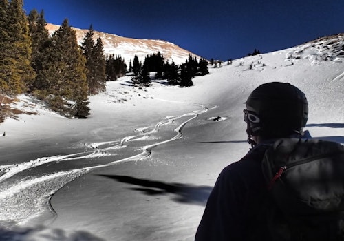 Full day backcountry skiing trip in Telluride, Colorado