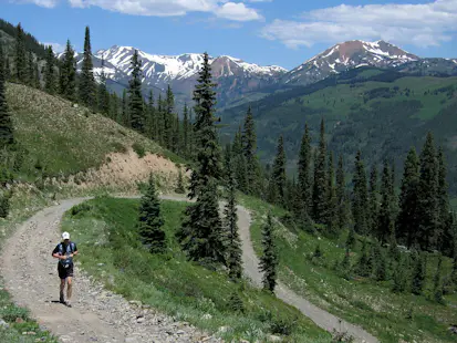 Trail-running day trip in Aspen, Colorado