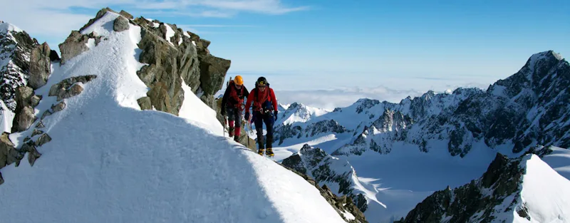 Mountaineering tour in New Zealand