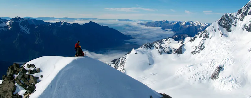 Mountaineering tour in New Zealand