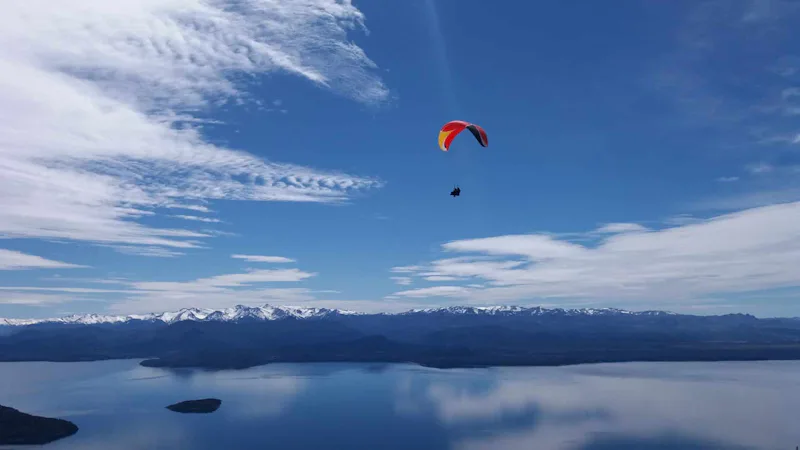 Paragliding in Bariloche near Cerro Otto 1
