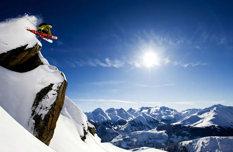Freeride ski week in Disentis, Switzerland