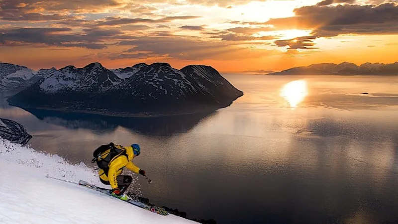 Ski and sail program in Tromso Norway