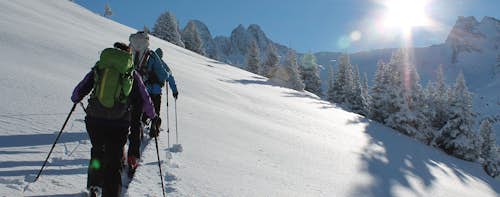 Ski touring week in Disentis with a guide