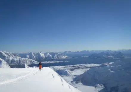 6-day ski touring trip in Lofoten, Norway