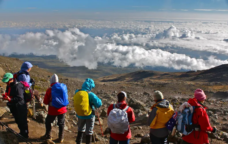 Kilimanjaro ascent Rongai route
