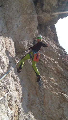 Dolomites guided rock climbing 1