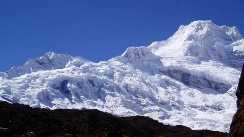 Climbing Mount Manaslu in the Nepalese Himalayas