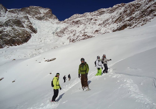 Monte Rosa, guided freeride ski