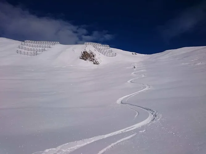 Verbier freeride skiing with Guy Robert