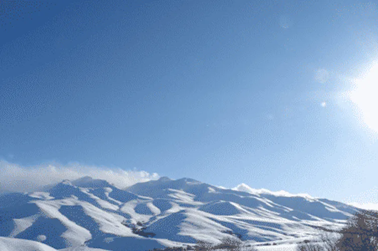 Ski touring in Suusamyr Valley