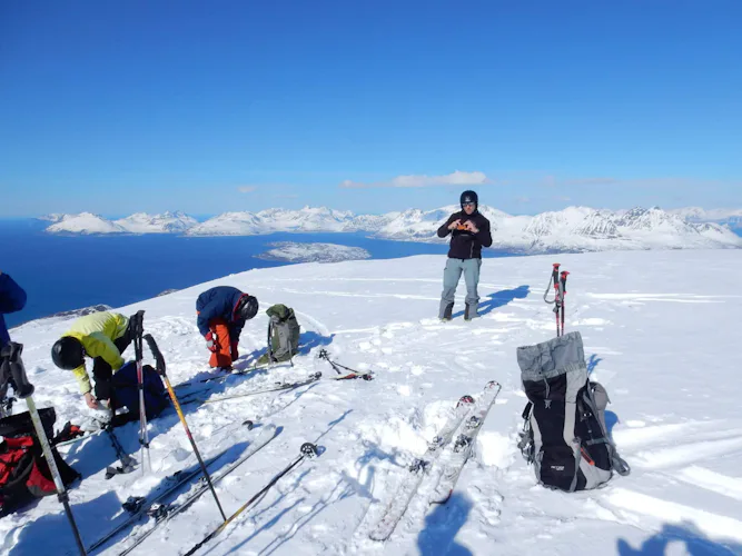 Programa de 9 días de esquí de travesía en los Alpes de Lyngen, Noruega