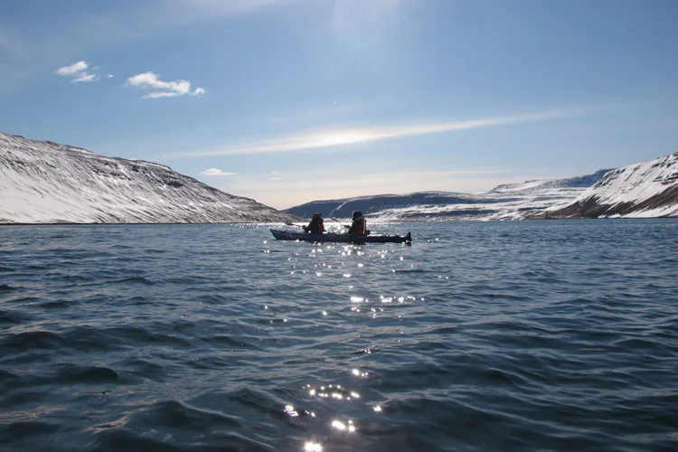 skiing and sailing Iceland 16