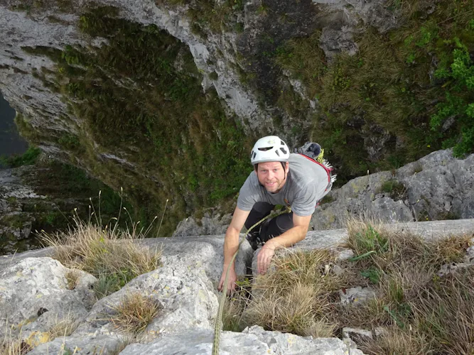 Chaleux rock climbing