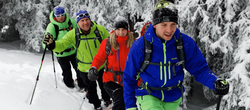 1/2-day snowshoeing tour Monte Rosa